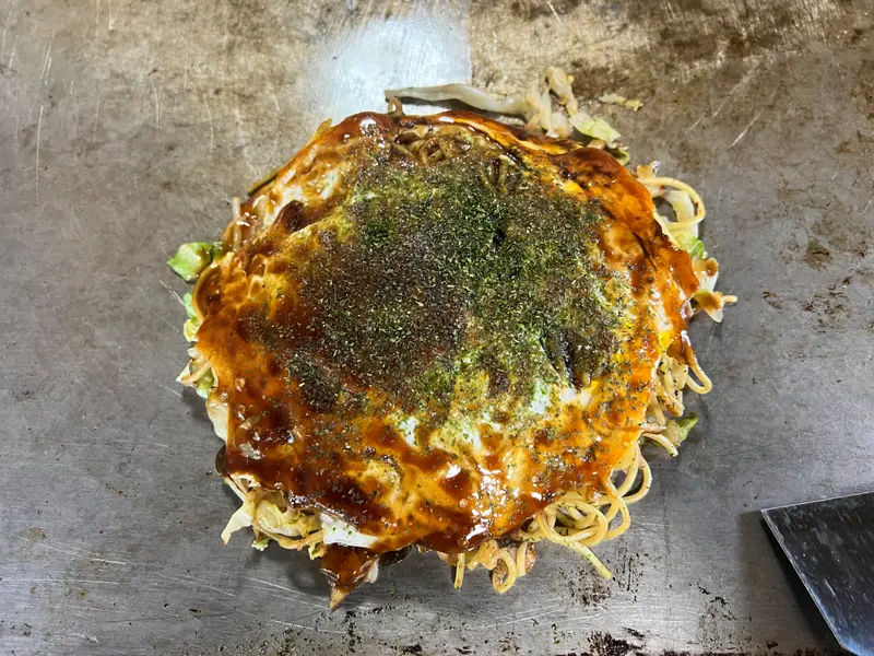 お好み焼き 上