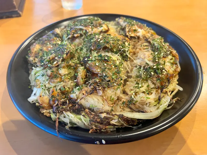 お好み焼き 斜め