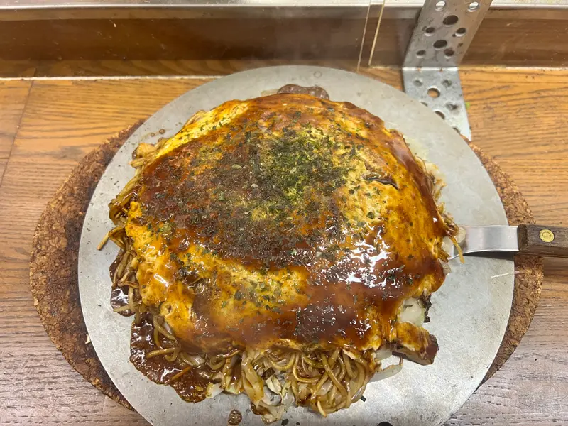 お好み焼き 上