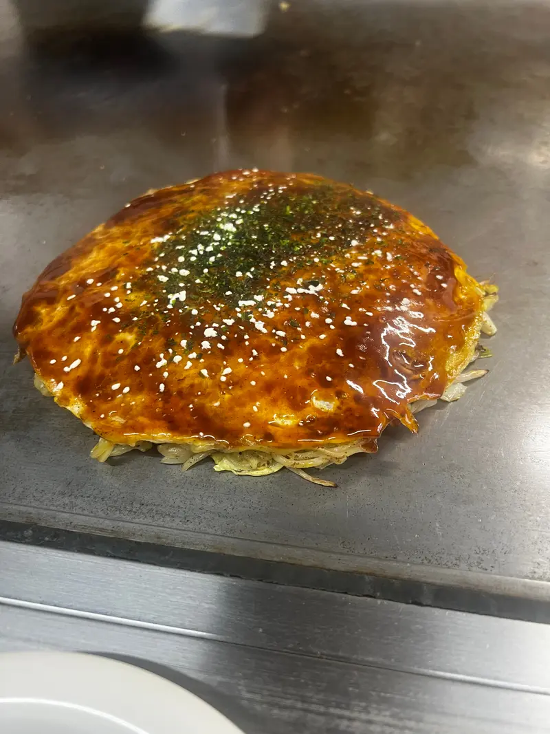 お好み焼き 斜め