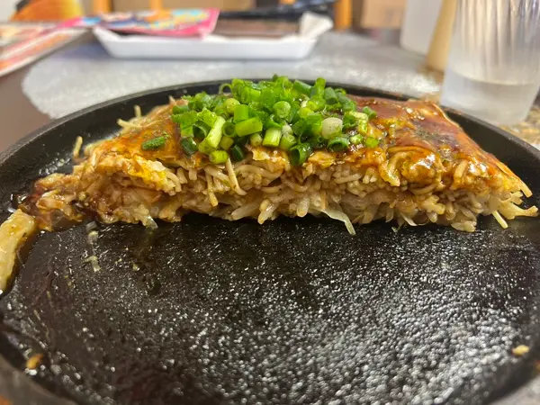 お好み焼き 断面