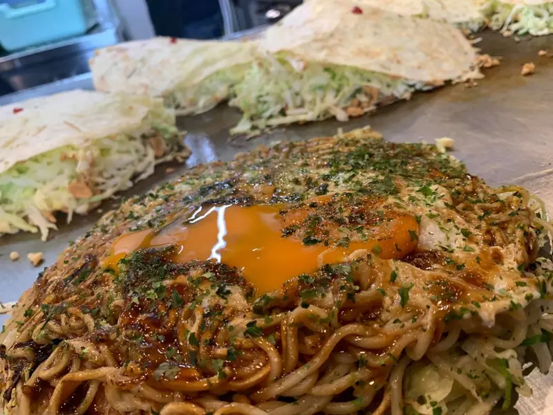 お好み焼き 上
