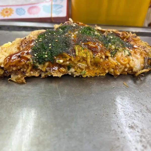 お好み焼き 断面