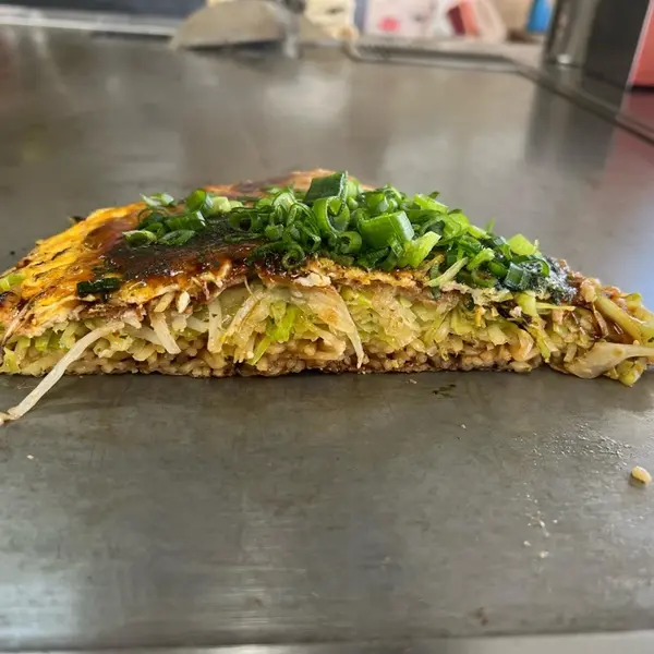 お好み焼き 断面