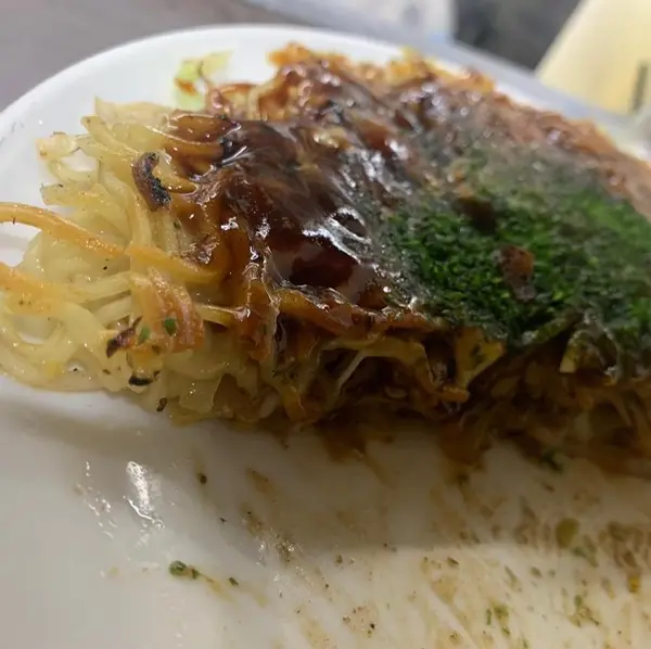 お好み焼き 断面