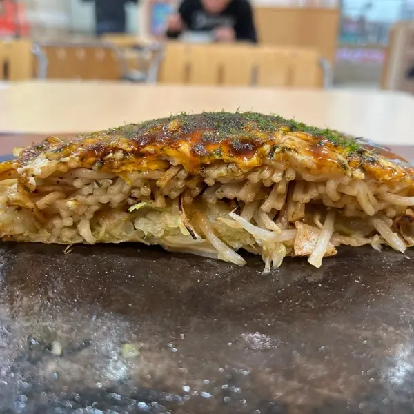 お好み焼き 断面