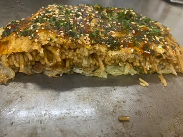 お好み焼き 断面