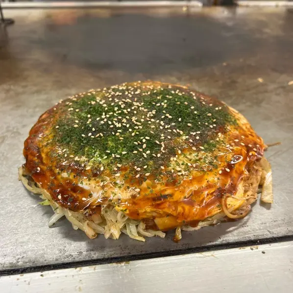 お好み焼き 斜め