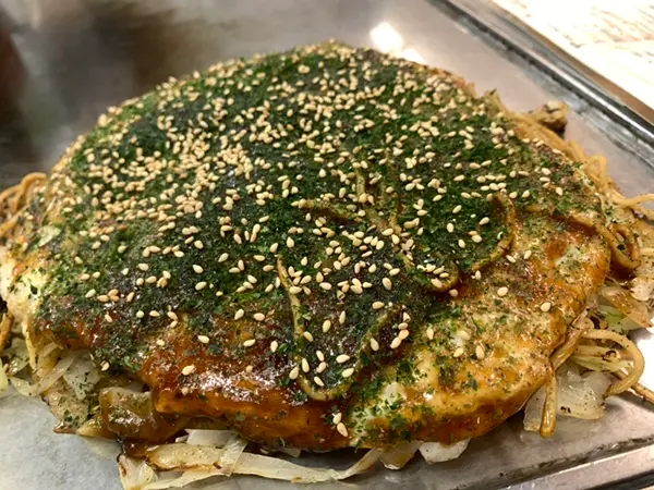 お好み焼き 斜め