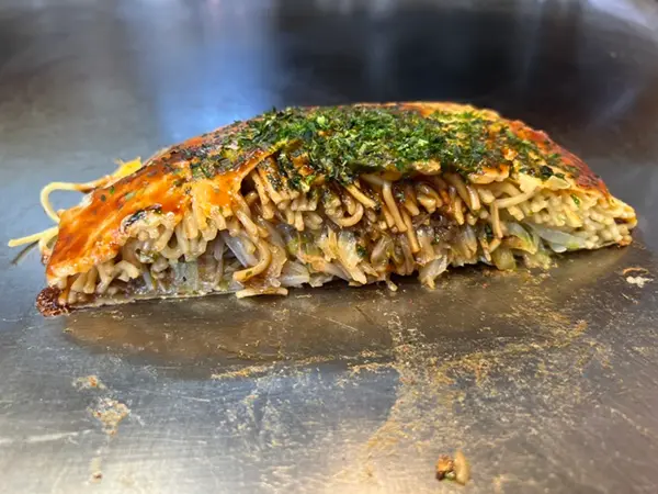 お好み焼き 断面