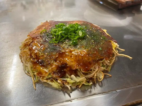 お好み焼き 斜め