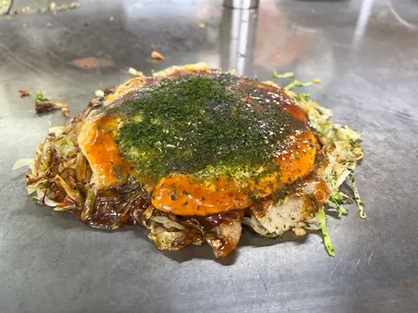 お好み焼き 斜め