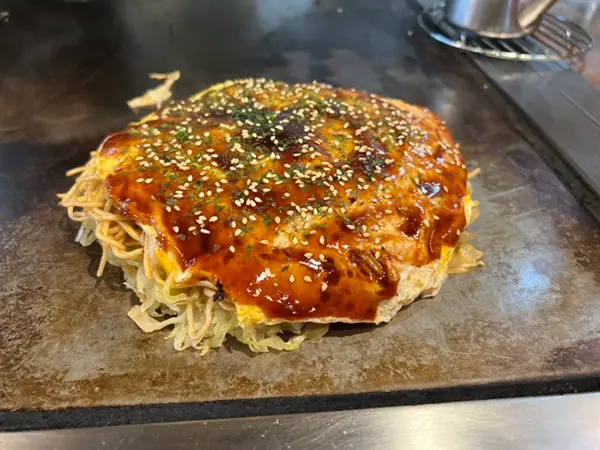 お好み焼き 斜め