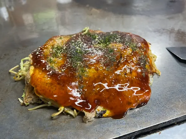 お好み焼き 斜め