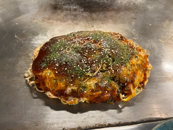 お好み焼き 斜め