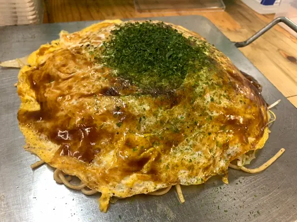 お好み焼き 斜め