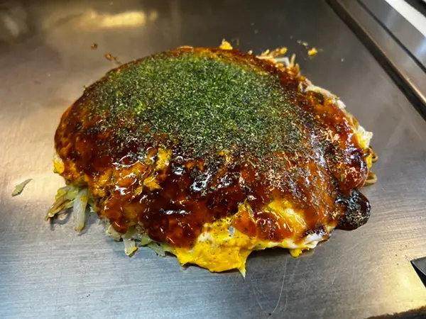 お好み焼き 斜め