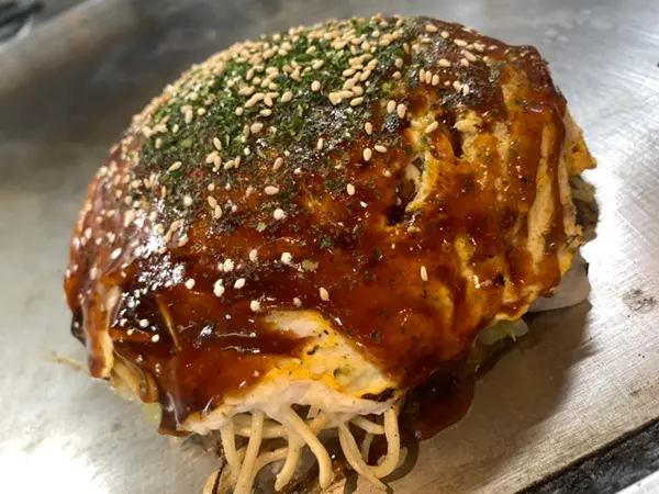 お好み焼き 斜め