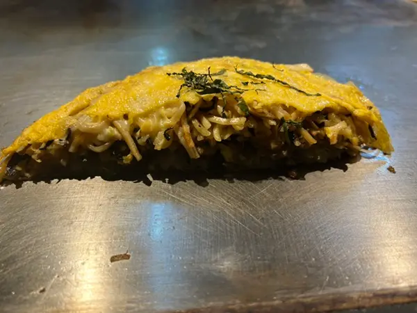 お好み焼き 断面