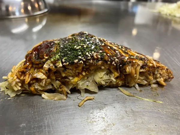 お好み焼き 断面