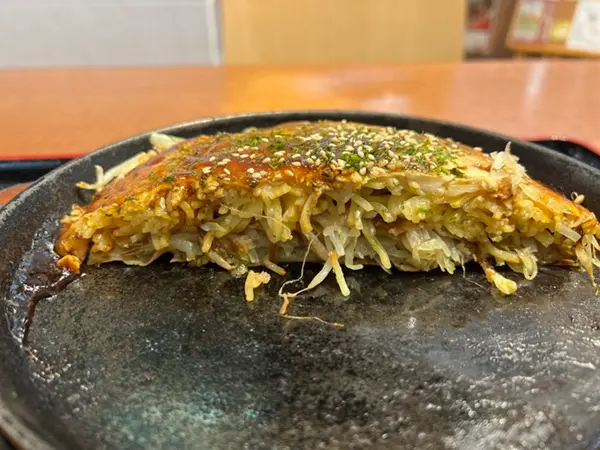 お好み焼き 断面