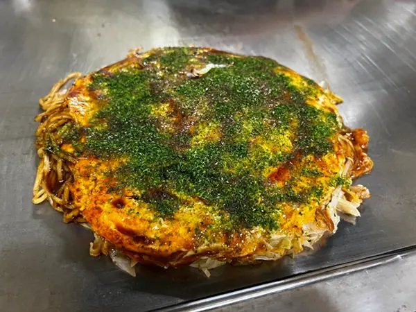 お好み焼き 斜め