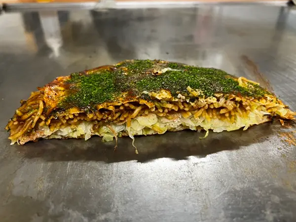 お好み焼き 断面