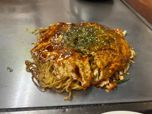 お好み焼き 斜め