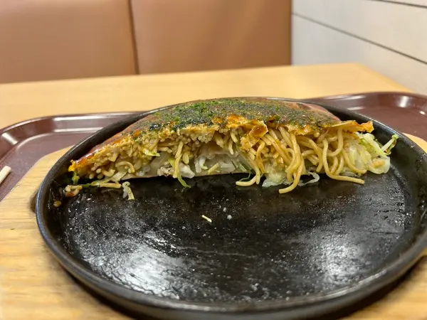 お好み焼き 断面