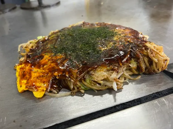 お好み焼き 斜め