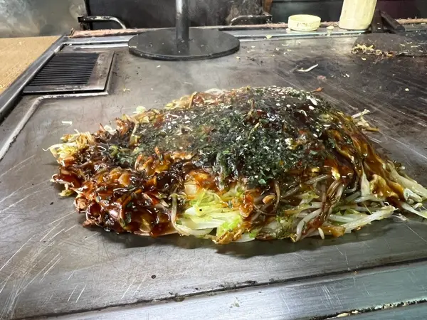 お好み焼き 斜め