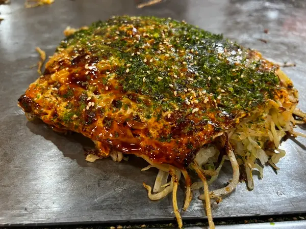 お好み焼き 斜め