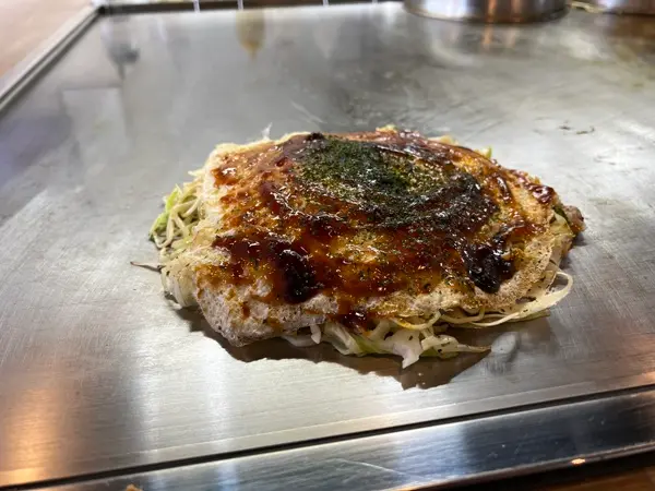 お好み焼き 斜め