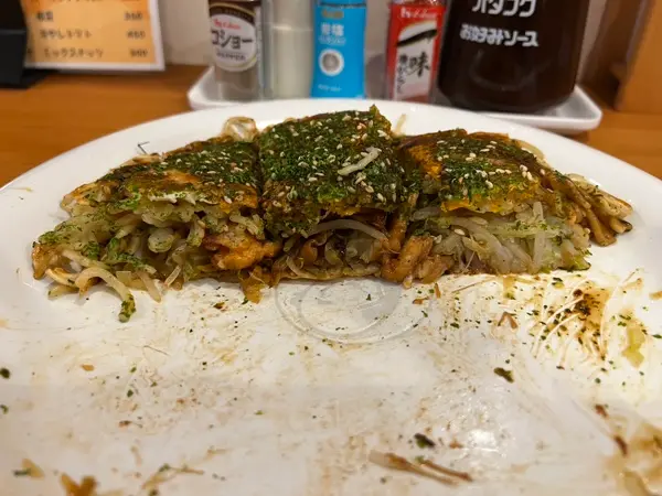 お好み焼き 断面