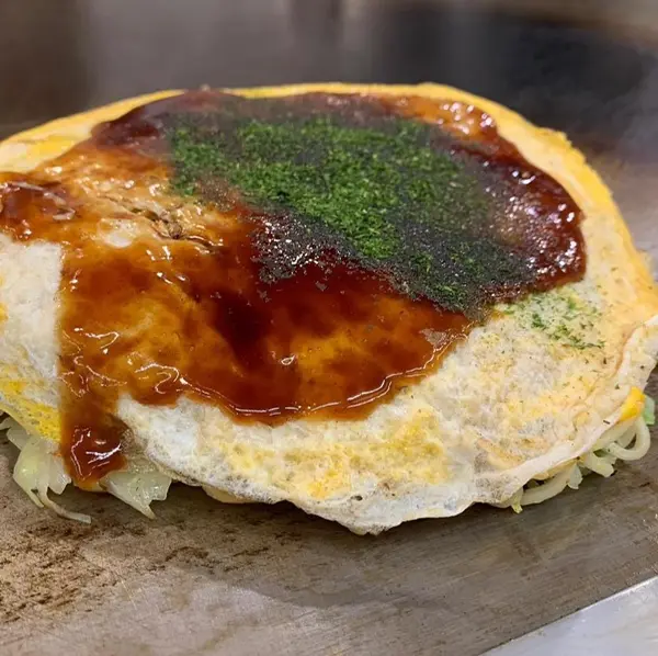 お好み焼き 斜め