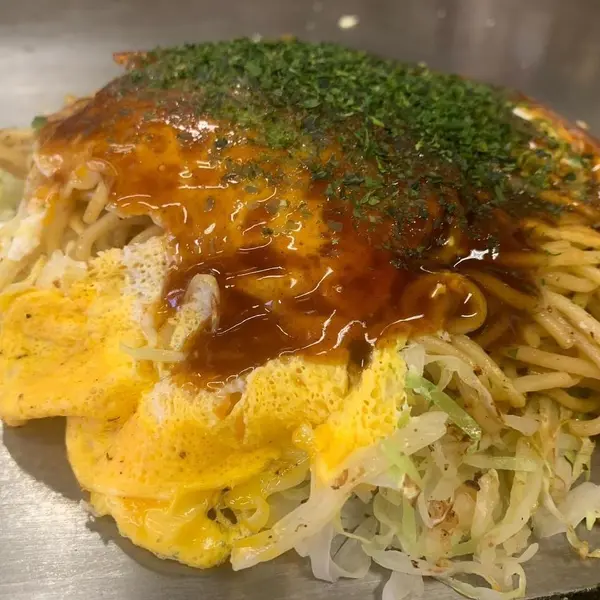 お好み焼き 斜め