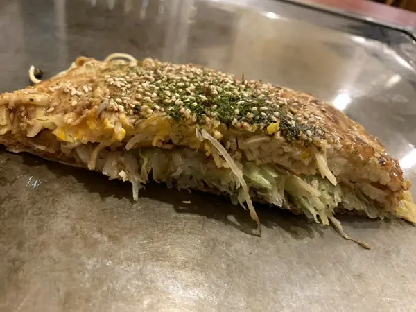 お好み焼き 断面