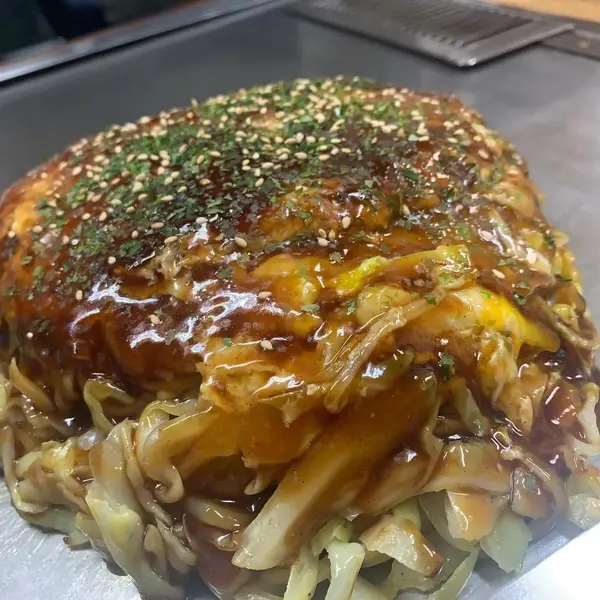 お好み焼き 斜め